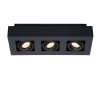 Lucide XIRAX Deckenspot LED Schwarz, 3-flammig