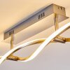 Dundas Deckenleuchte LED Edelstahl, 2-flammig