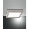 Fabas Luce Egon Deckenleuchte LED Nickel-Matt, 1-flammig