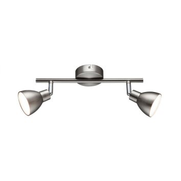 Wofi LESTER Deckenspot LED Nickel-Matt, 2-flammig