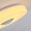 Athlone Deckenleuchte LED Weiß, 2-flammig, Fernbedienung, Farbwechsler