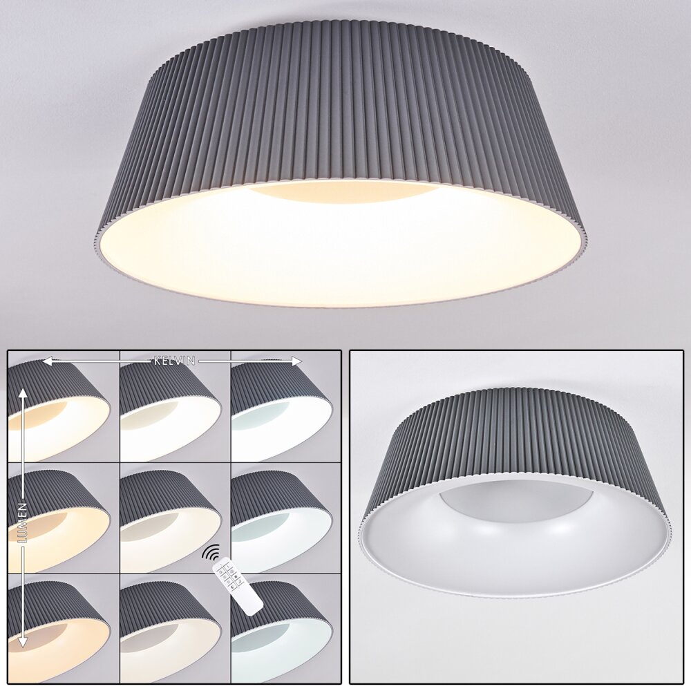 Fremont Deckenleuchte LED Grau, 1-flammig main product photo