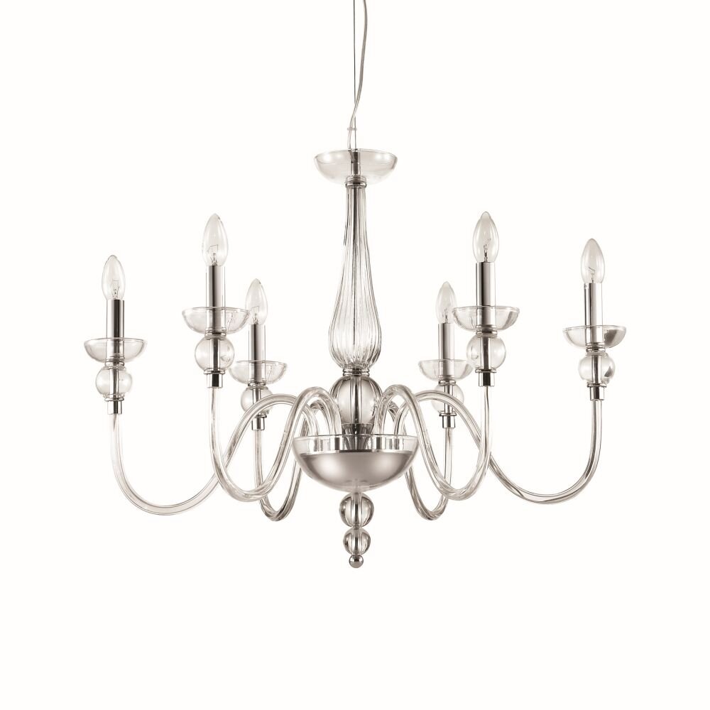 Ideal Lux DOGE Kronleuchter Chrom, 6-flammig main product photo