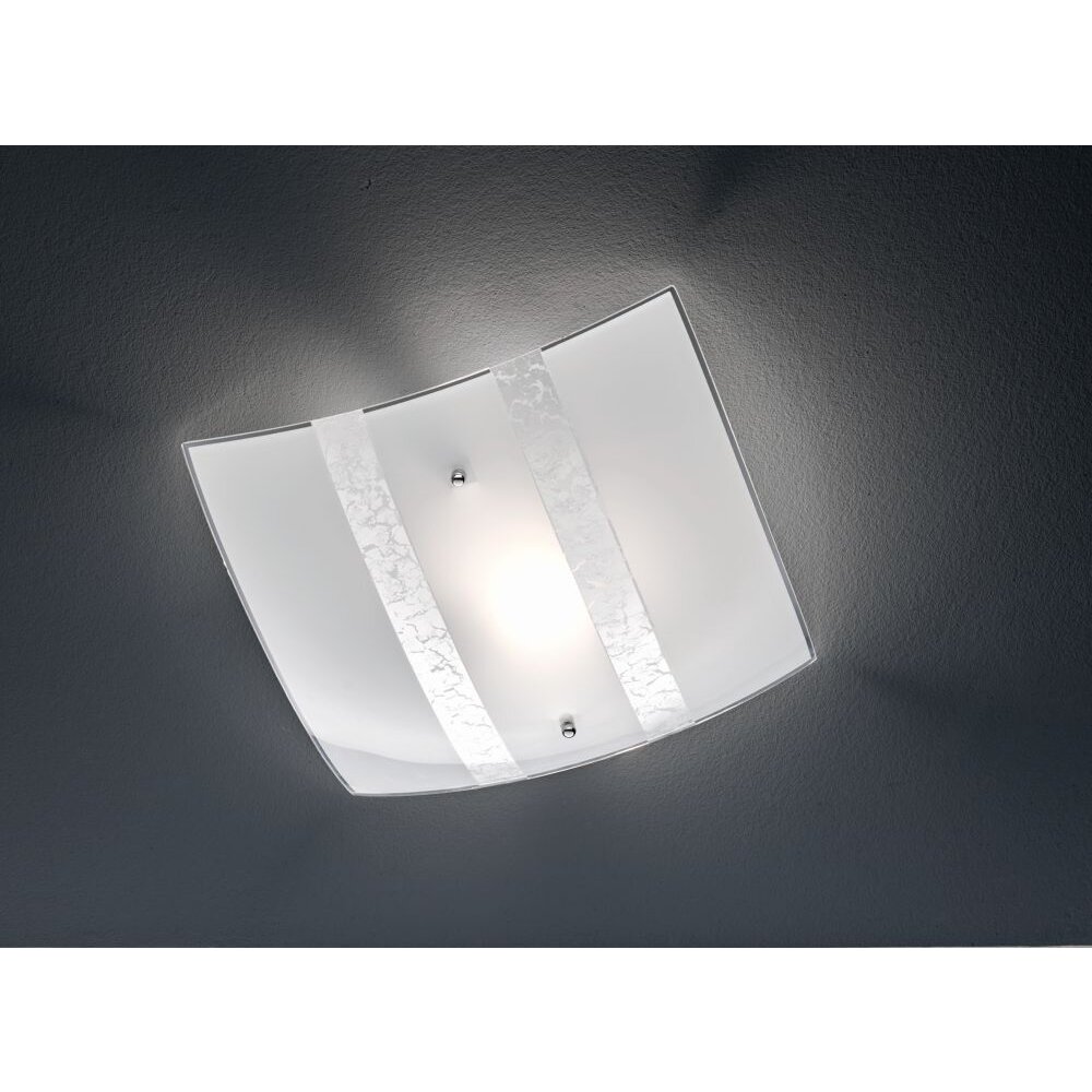 Trio Leuchten NIKOSIA Deckenleuchte Silber, 1-flammig main product photo