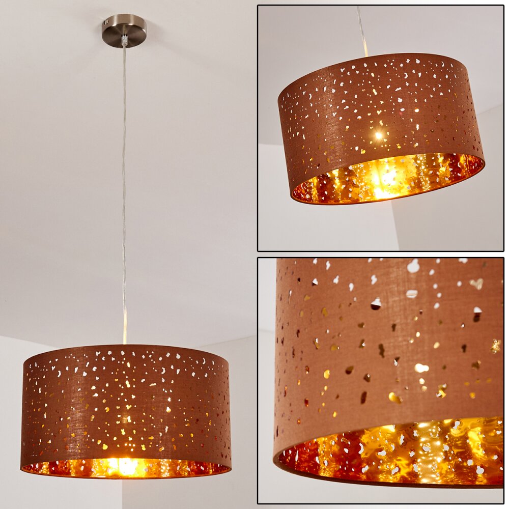 Nivel Hängeleuchte Nickel-Matt, 1-flammig main product photo