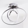 Trio Leuchten CORLAND Deckenleuchte LED Chrom, 1-flammig