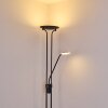 Abiqua Deckenfluter LED Schwarz, 2-flammig