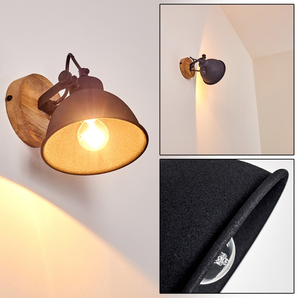 Svanfolk Wandleuchte Holz hell, 1-flammig main product photo