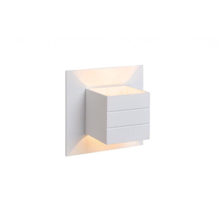 Lucide BOK Wandleuchte – 2x G9, Aluminium, Weiß, Dimmbar, Für Wand- & Akzentbeleuchtung