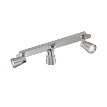 Fischer & Honsel function Ike Deckenleuchte Silber, 3-flammig