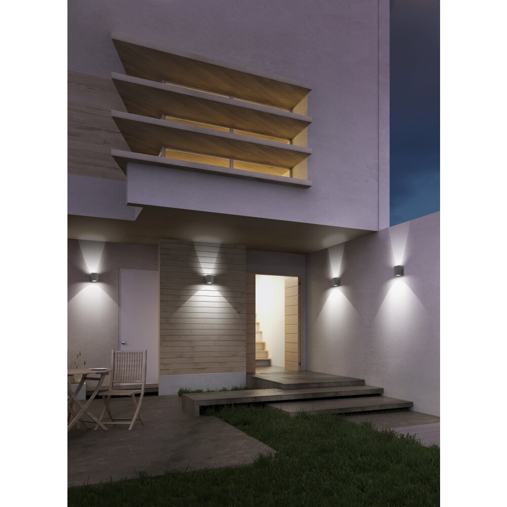 LCD Typ 5026 Wandleuchte LED Edelstahl, 2-flammig main product photo