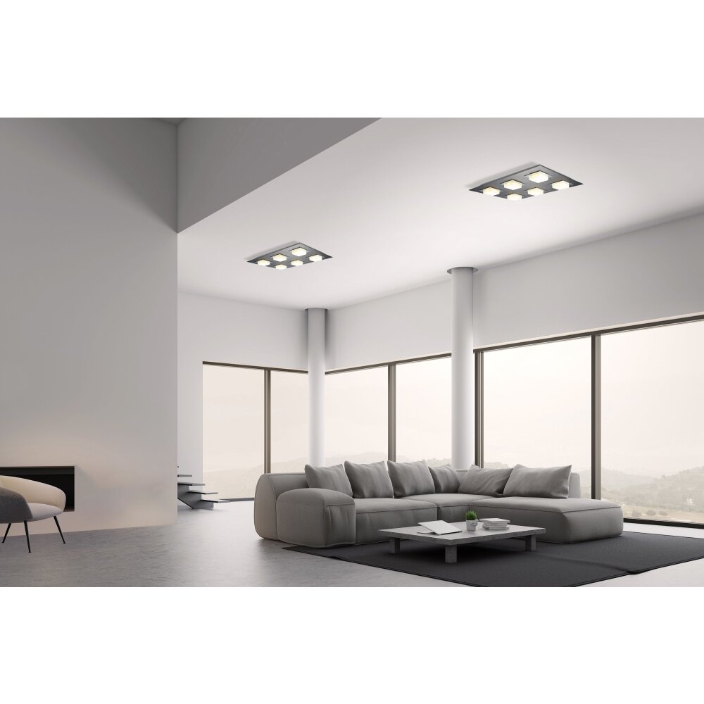 Grossmann BASIC Deckenleuchte LED Schwarz, 6-flammig main product photo