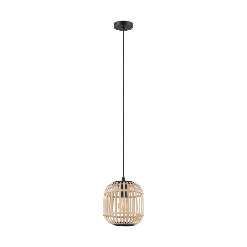 EGLO BORDESLEY Hängeleuchte Schwarz, 1-flammig main product photo