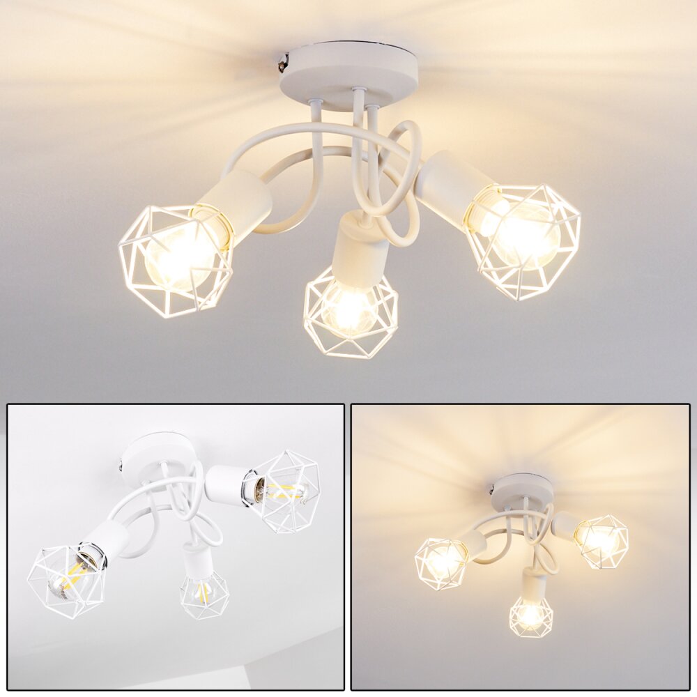 Baripada Deckenleuchte Weiß, 3-flammig main product photo