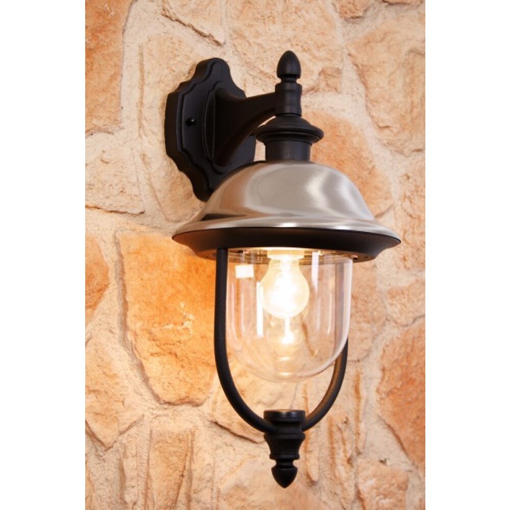 Konstsmide PARMA Wandleuchte Aluminium, Schwarz, 1-flammig main product photo