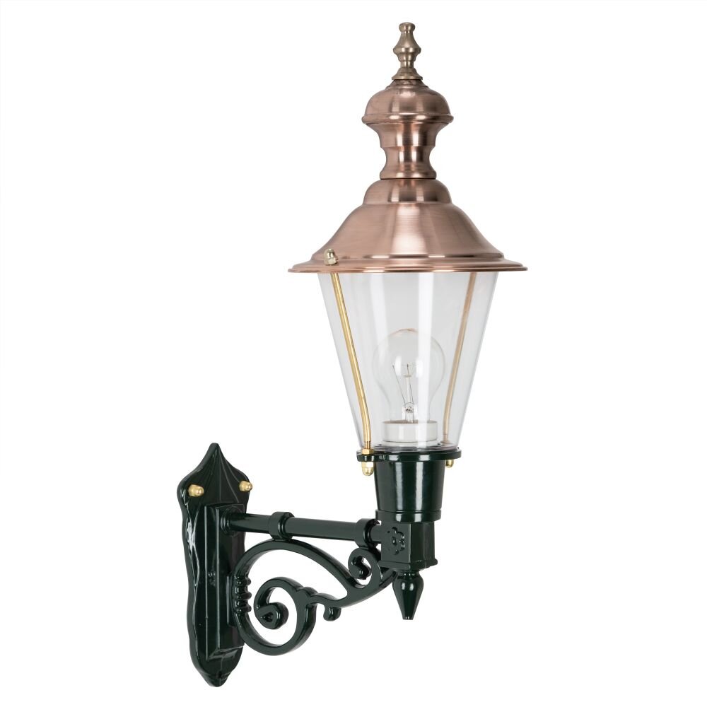 KS Verlichting Edam Wandleuchte Grün, Kupferfarben, 1-flammig main product photo