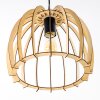 Wutt Pendelleuchte Holz hell, Schwarz, 1-flammig