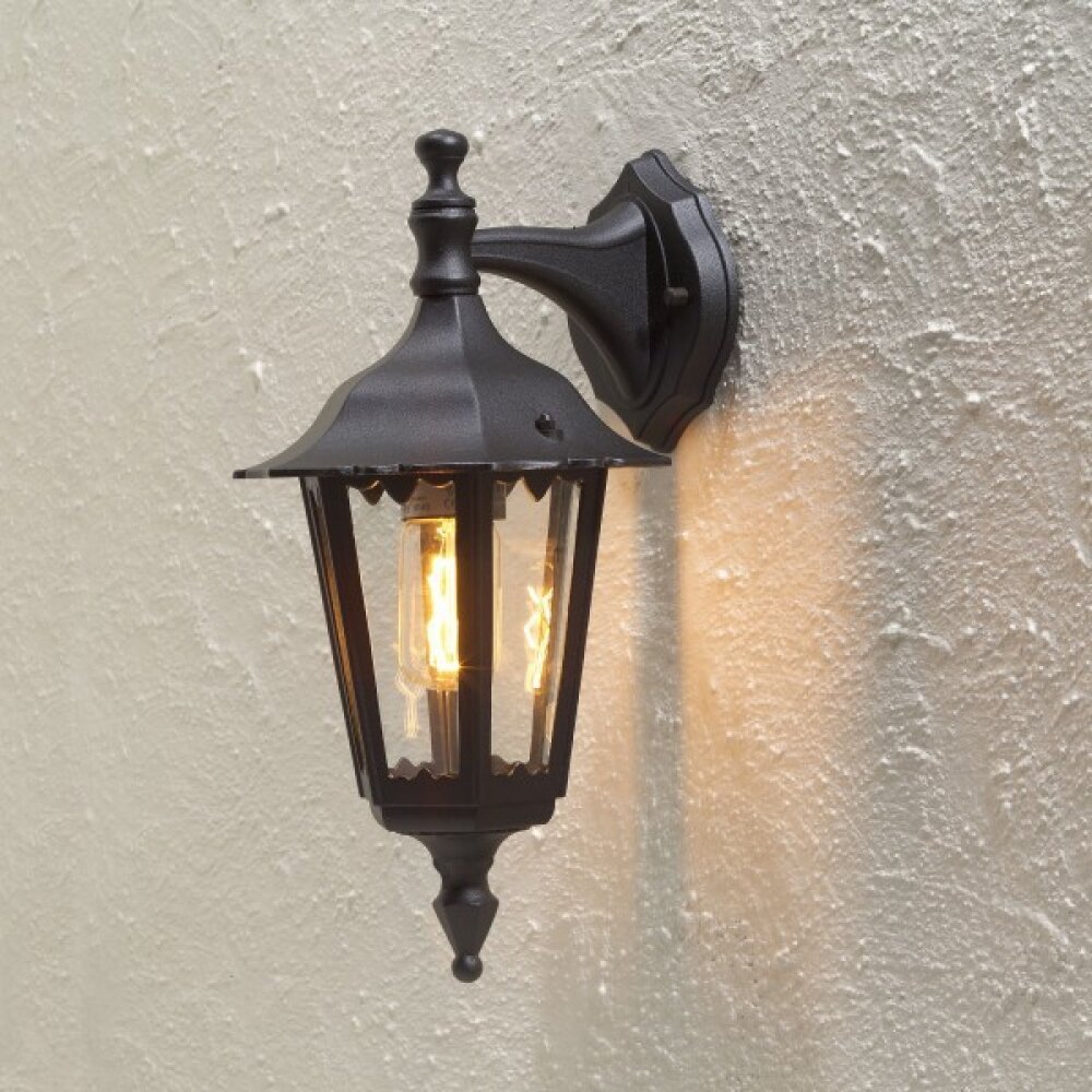 Konstsmide Firenze Wandleuchte Schwarz, 1-flammig main product photo