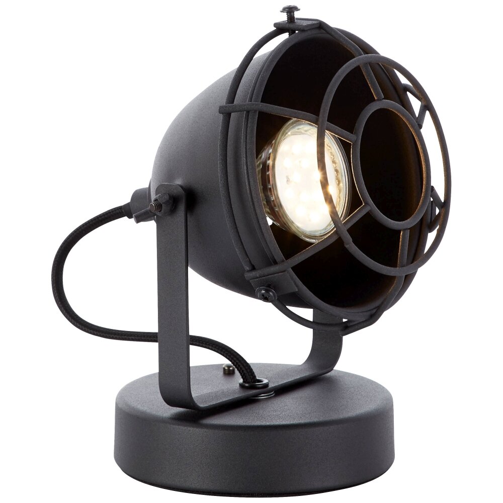 Brilliant Carmen Tischleuchte Schwarz, 1-flammig main product photo