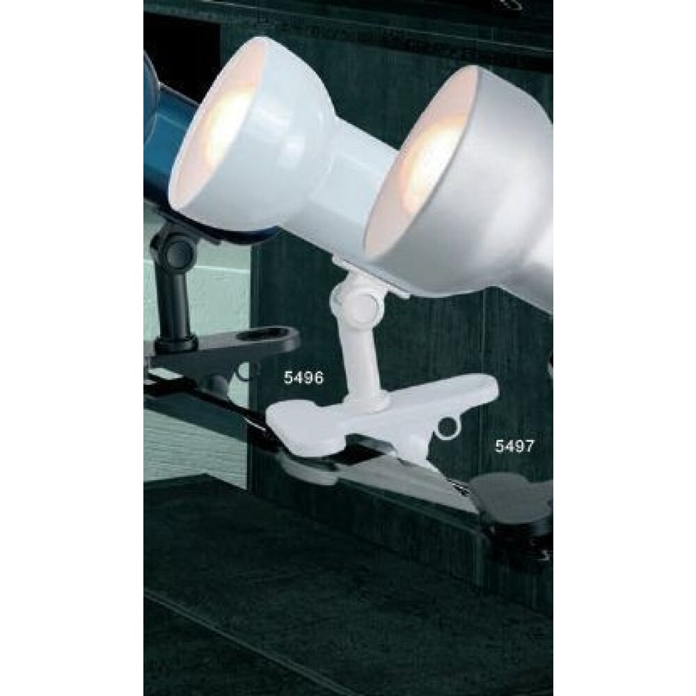 Globo BASIC Klemmstrahler Weiß, 1-flammig main product photo