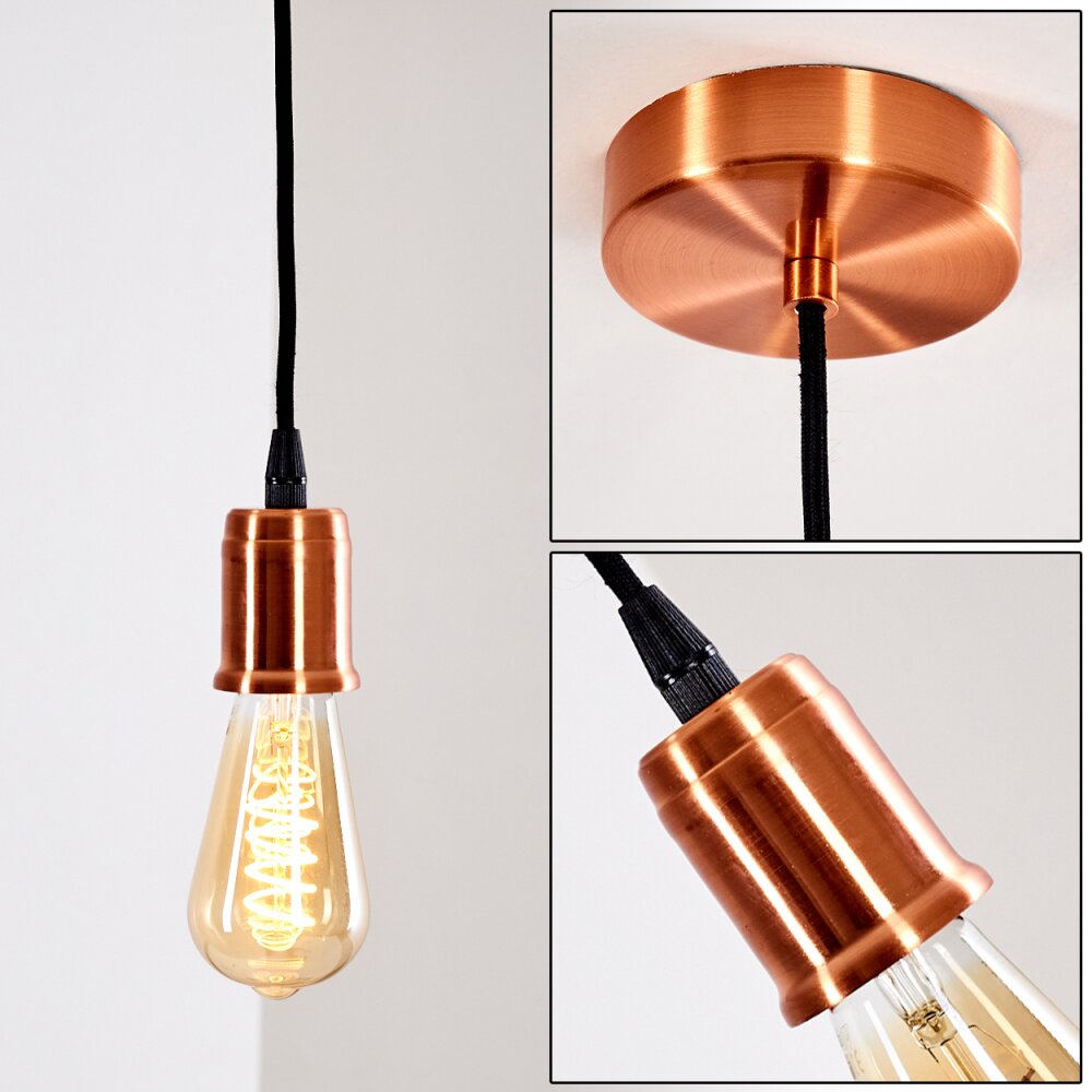 Lemone Hängeleuchte Kupferfarben, 1-flammig main product photo