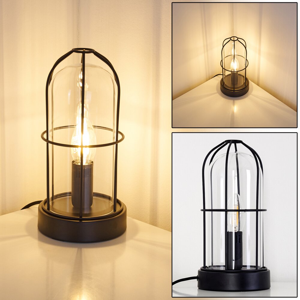 Fortymile Tischleuchte Schwarz, 1-flammig main product photo