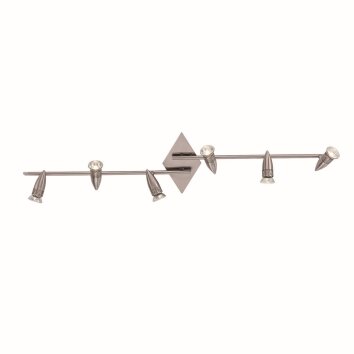 Ideal Lux ALFA Deckenleuchte Nickel-Matt, 6-flammig