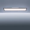Leuchten Direkt FLAT LED Panel Schwarz, 1-flammig, Fernbedienung