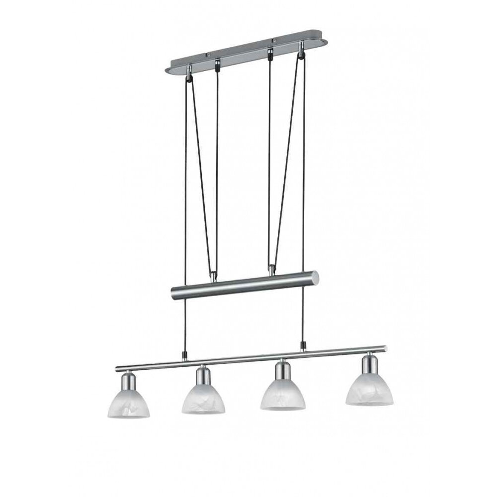 Trio Leuchten LEVISTO Pendelleuchte LED Nickel-Matt, 4-flammig main product photo