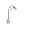 Trio Leuchten LAON Wandleuchte LED Nickel-Matt, 1-flammig