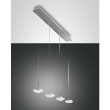 Fabas Luce Hale Pendelleuchte LED Aluminium, 4-flammig