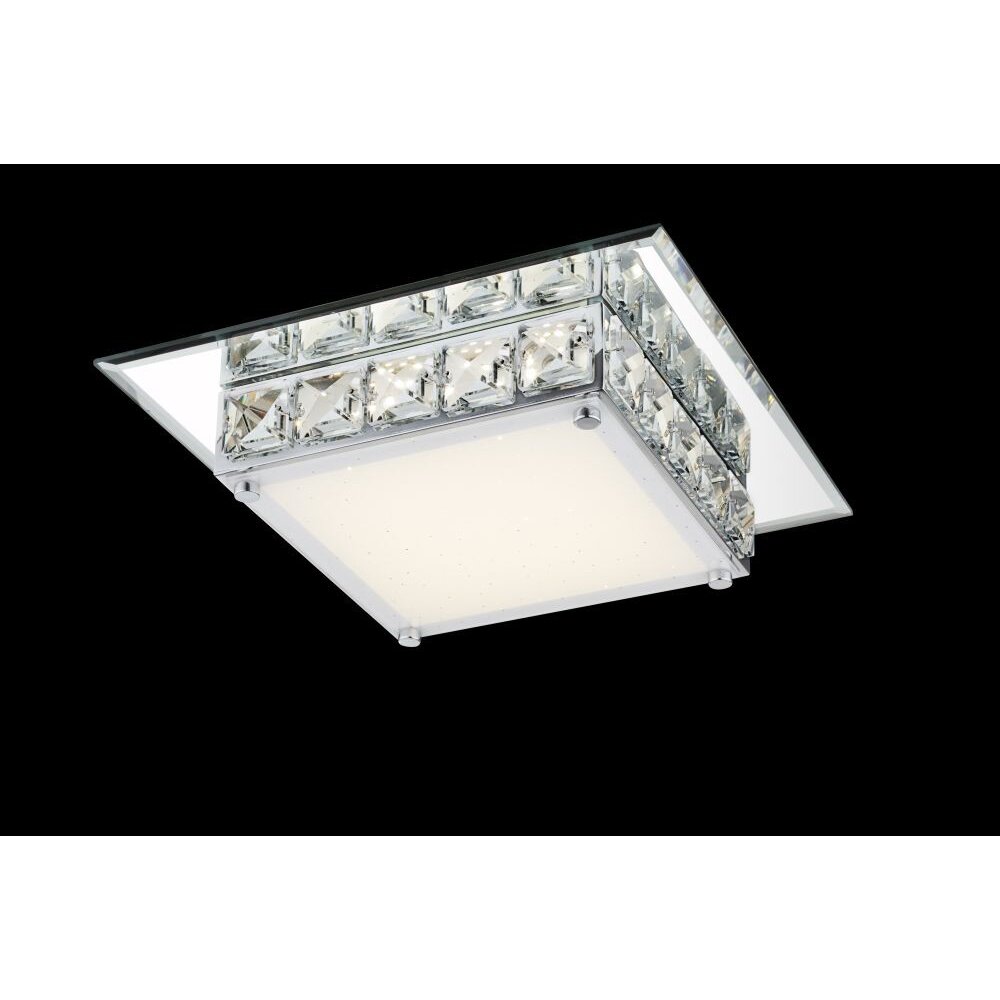 Globo MARGO Deckenleuchte LED Chrom, Glas, 1-flammig main product photo