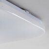Deckenleuchte Nutak LED Weiß, 1-flammig, Fernbedienung, Farbwechsler