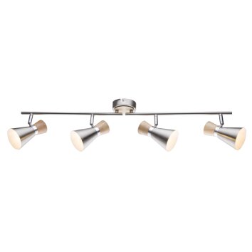 Globo Deckenstrahler Nickel-Matt, 4-flammig