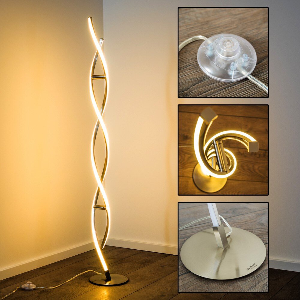 Paul Neuhaus POLINA Stehleuchte LED Edelstahl, 2-flammig main product photo