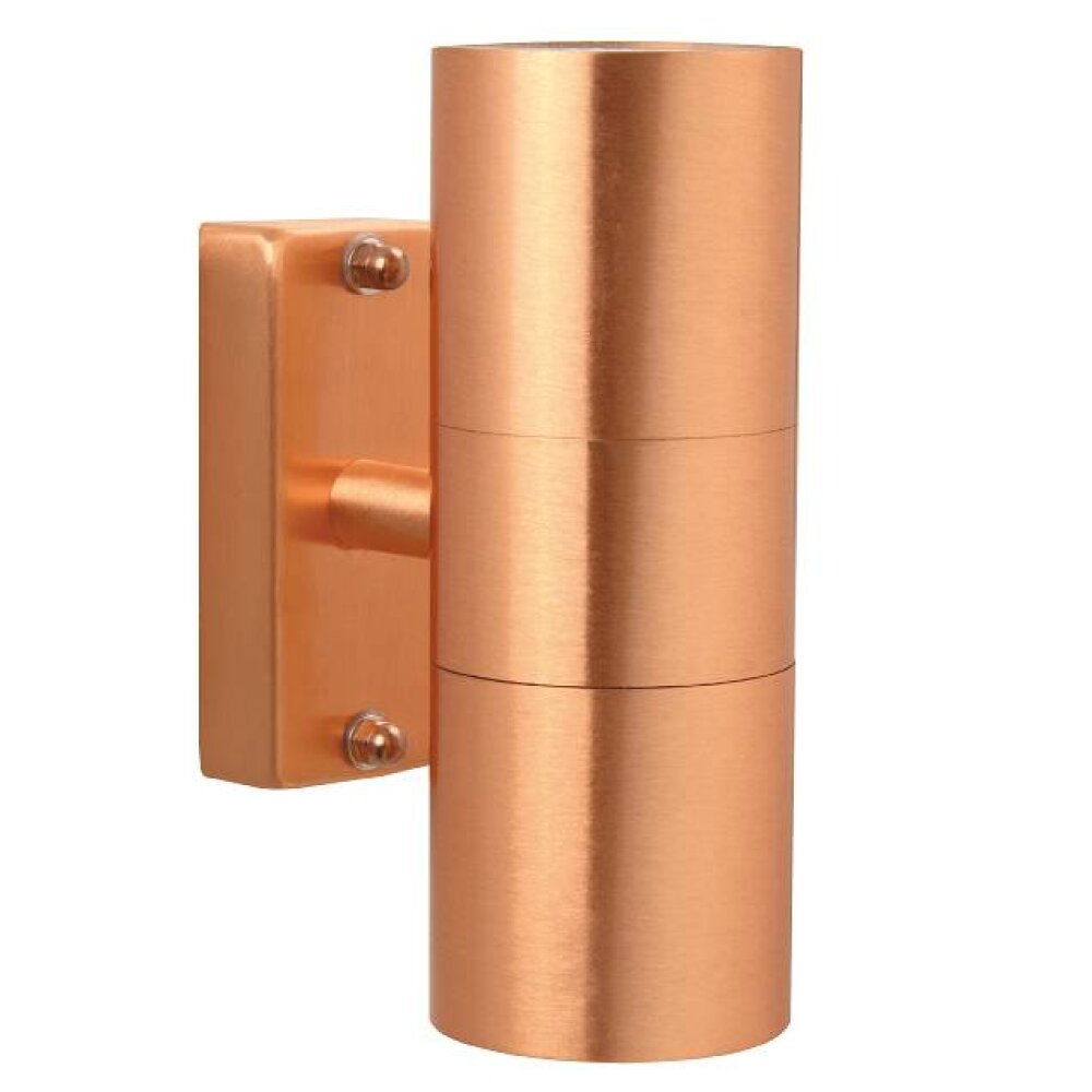 Nordlux TIN Außenwandleuchte Kupferfarben, 2-flammig main product photo