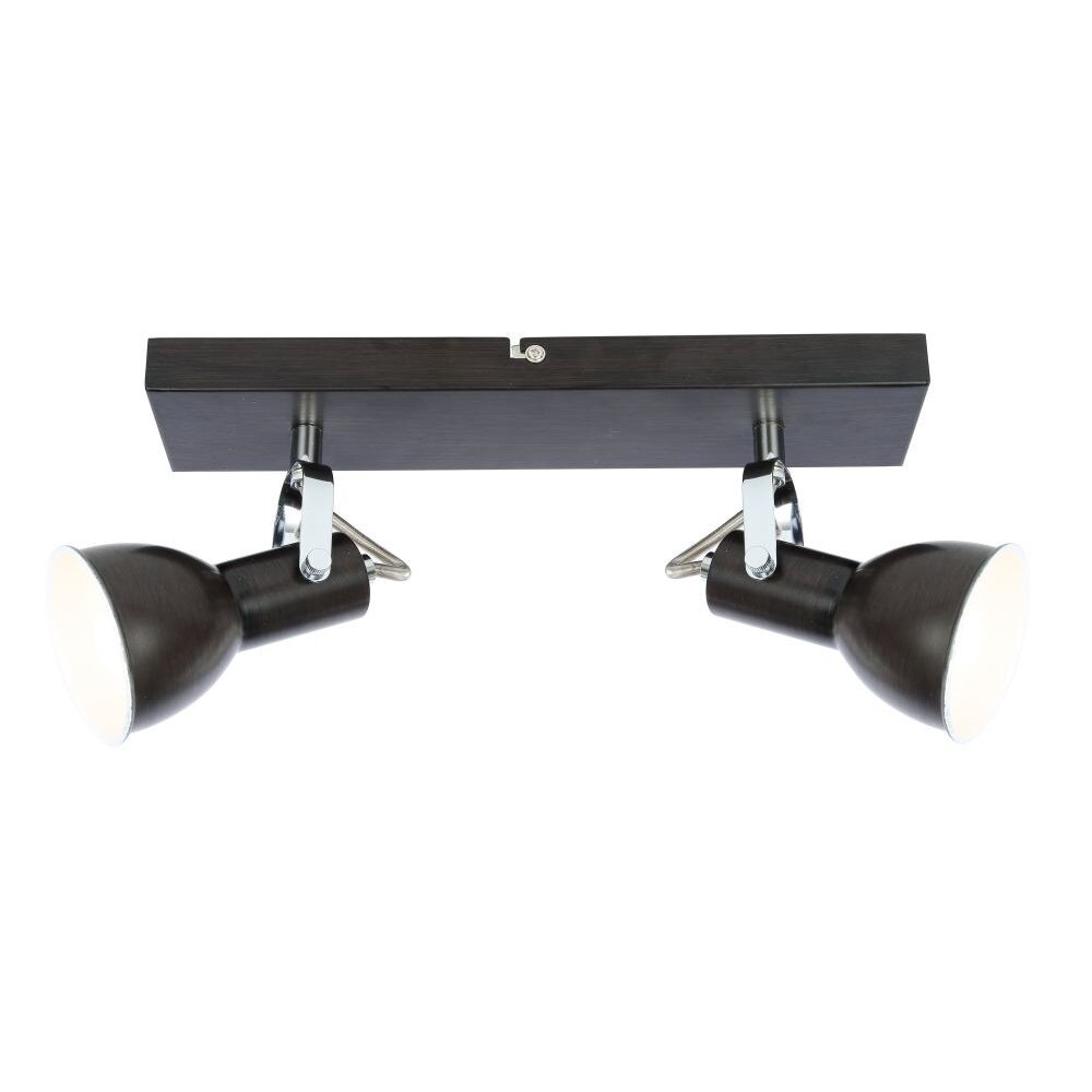Globo XENIA Deckenstrahler Braun, 2-flammig main product photo