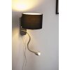 Trio Leuchten HOTEL Wandleuchte LED Chrom, Nickel-Matt, 2-flammig