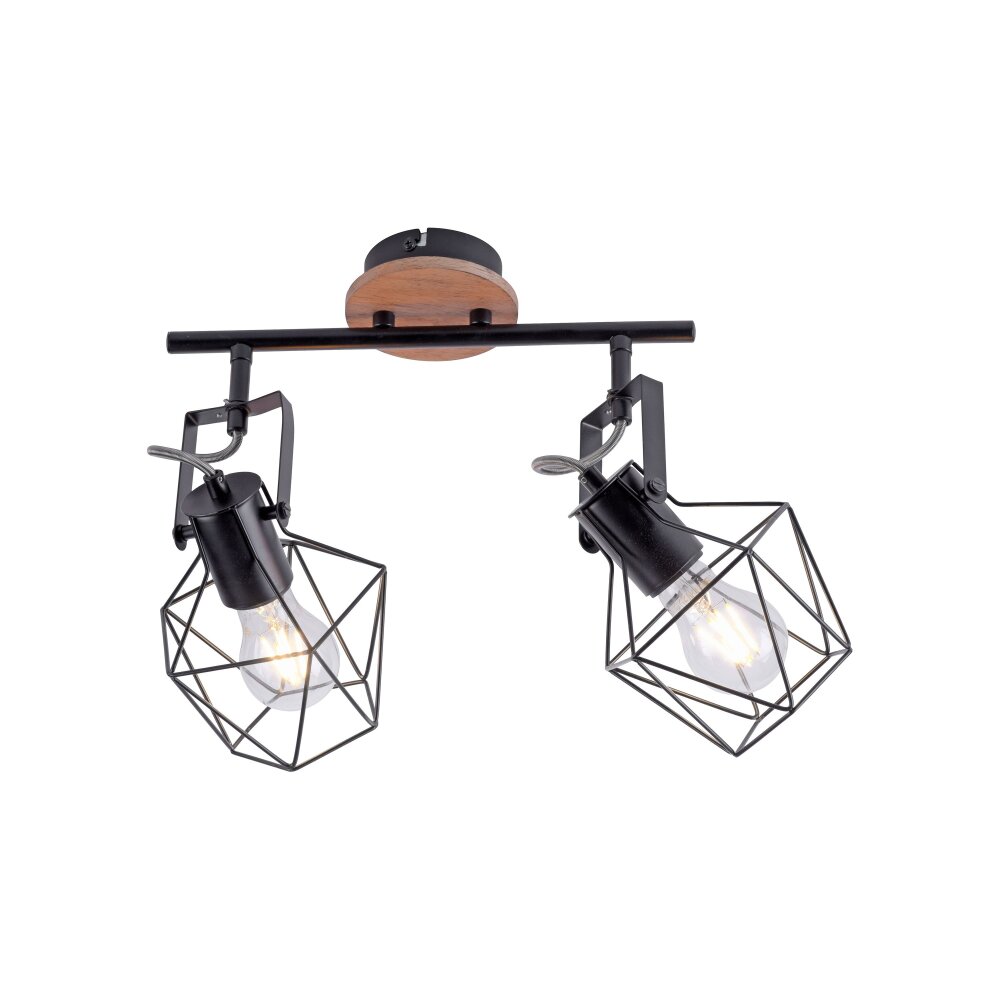 Leuchten Direkt JARO Deckenleuchte Holz hell, 2-flammig main product photo
