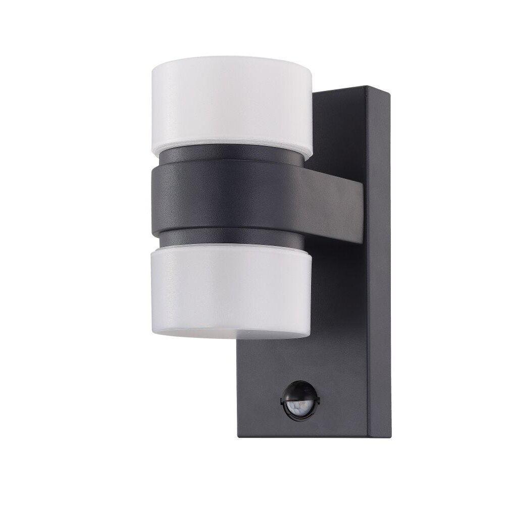 Eglo ATOLLARI Außenwandleuchte LED Anthrazit, 2-flammig, Bewegungsmelder main product photo
