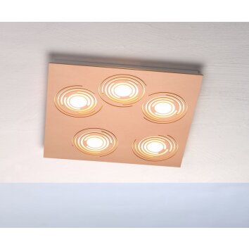 Bopp GALAXY COMFORT Deckenleuchte LED Gold, 5-flammig