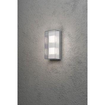 Konstsmide Sanremo Wandleuchte LED Grau, 1-flammig