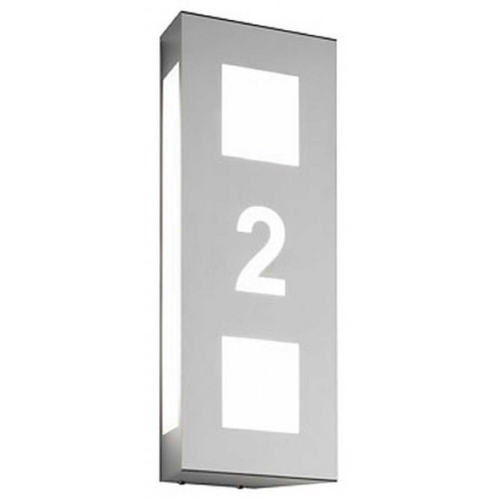 CMD Aqua Trilo Wandleuchte Edelstahl, 2-flammig main product photo