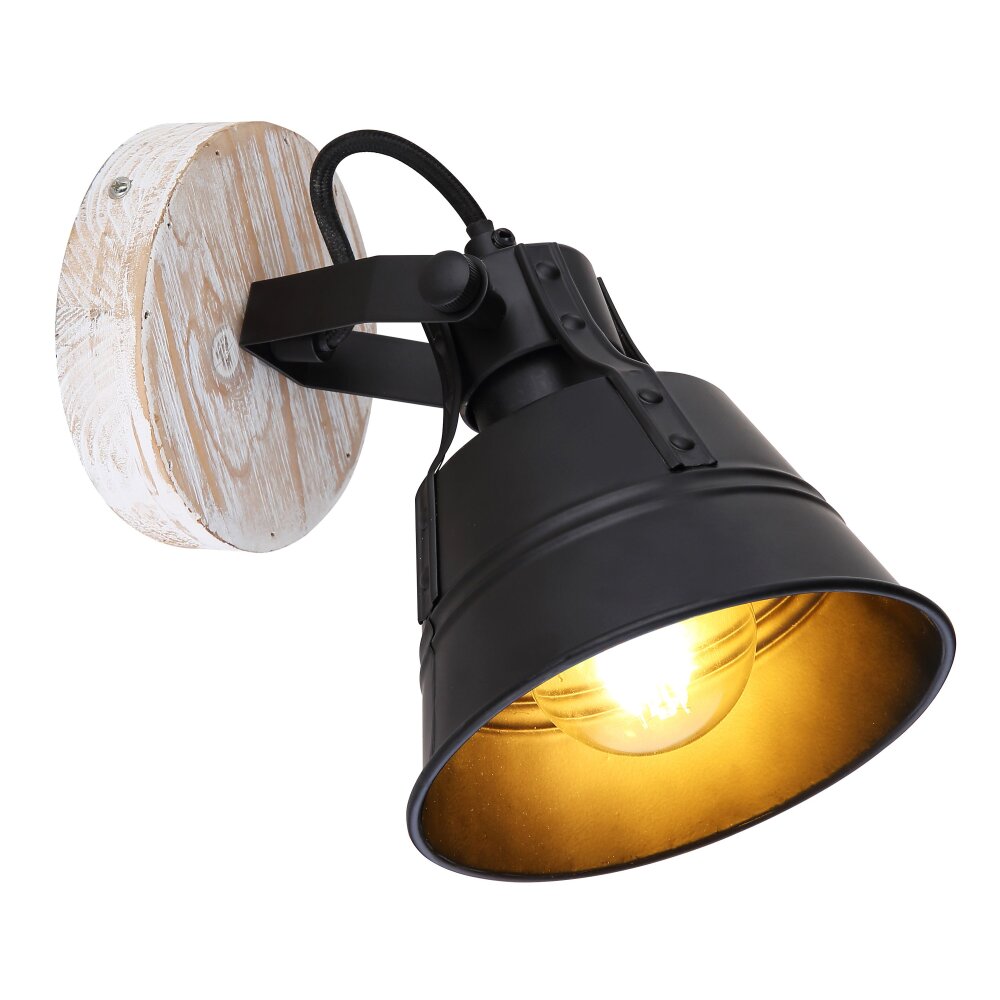 Globo GÜNTHER Strahler Gold, Weiß, 1-flammig main product photo
