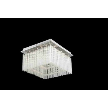 Globo VINCE Deckenleuchte LED Chrom, 1-flammig Globo VINCE Deckenleuchte LED Chrom, 1-flammig
