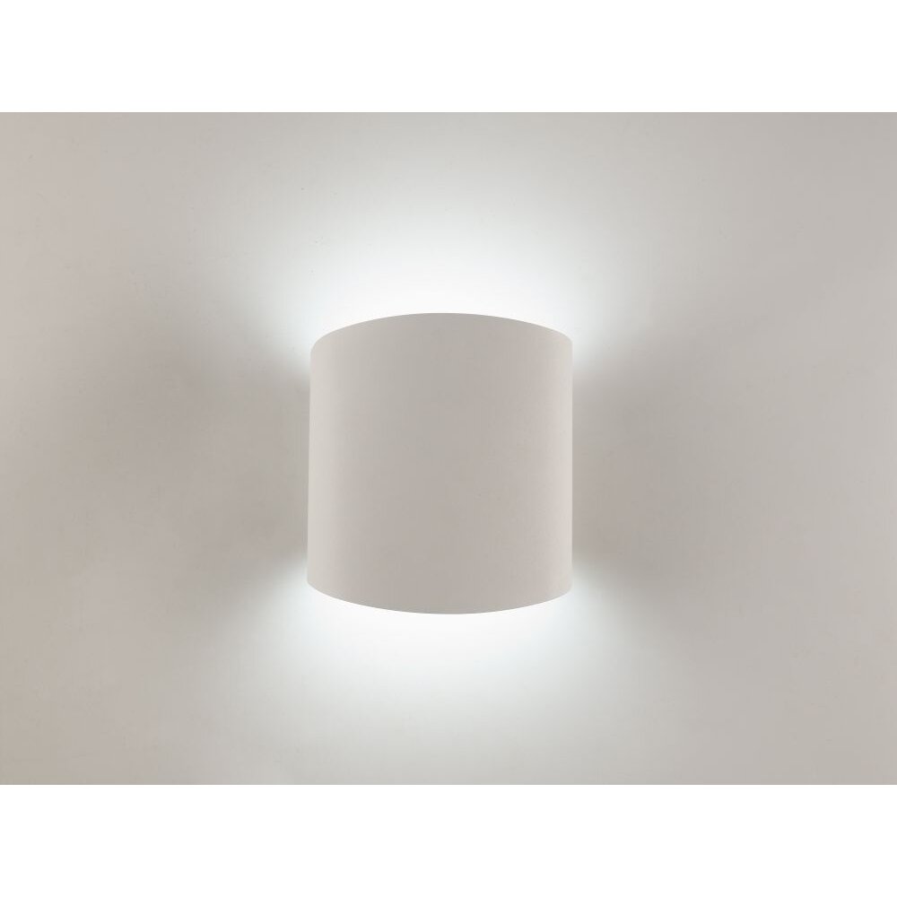 Mantra ASIMETRIC Wandleuchte Weiß, 1-flammig main product photo