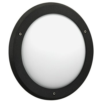 Albert 6409 Außendeckenleuchte LED Schwarz, 1-flammig