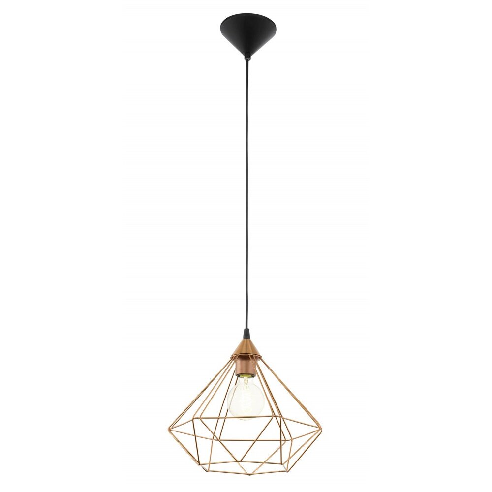 Eglo TARBES Pendelleuchte Schwarz, 1-flammig main product photo