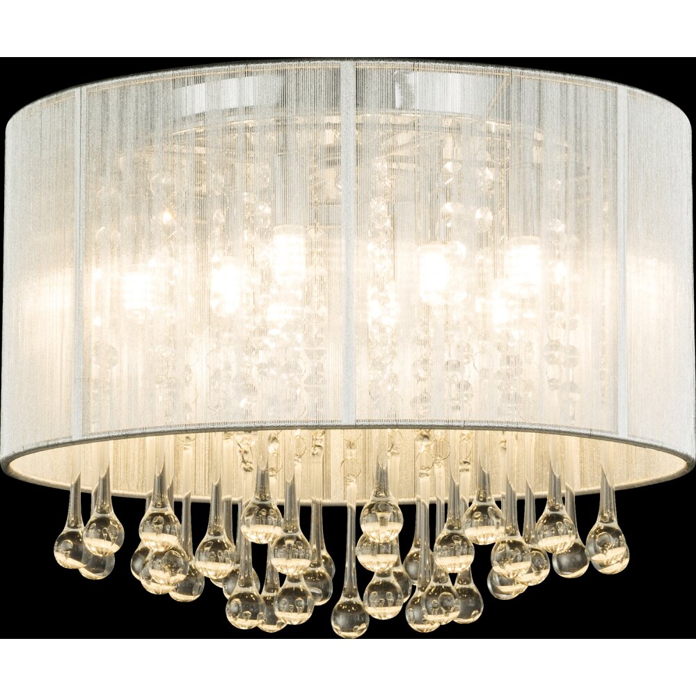 Globo SIERRA Deckenleuchte LED Chrom, 8-flammig main product photo