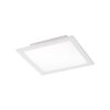 Leuchten Direkt Ls-FLAT Deckenpanel LED Weiß, 1-flammig, Fernbedienung, Farbwechsler
